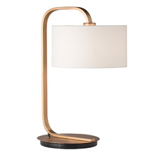 Goldie Brushed Brass Metal Table Lamp
